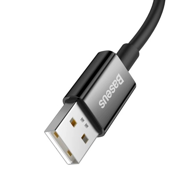 USB-кабель Baseus Superior (SUPERVOOC) 65W (2m) (Type-C) (Чёрный) CAYS001001