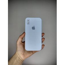 Чохол Silicone Original Square RoundCam для Apple iPhone X  /  XS (15) Ліловий