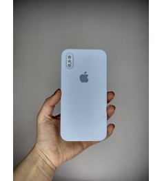 Чохол Silicone Original Square RoundCam для Apple iPhone X  /  XS (15) Ліловий