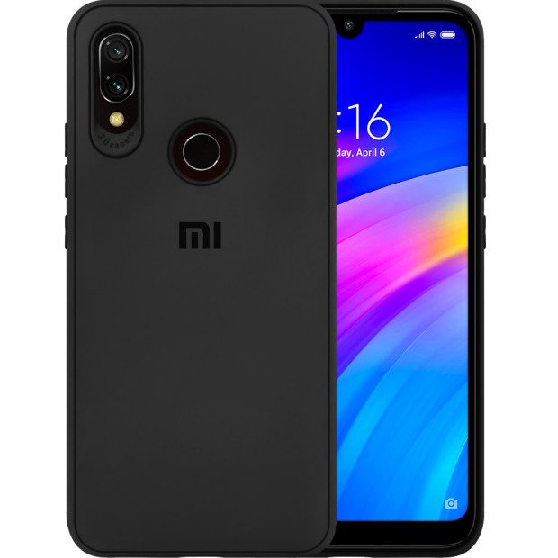 Силиконовый чехол Junket Case Xiaomi Redmi 7 (Чёрный)