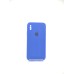 Силикон Original Square RoundCam Case Apple iPhone X / XS (48) Ultramarine