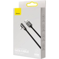 USB-кабель Baseus Legend Series Elbow PD 66W (1m) (Type-C) (Чорний) CATCS-B01