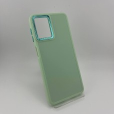 Metal Camera Cover для Samsung Galaxy A22  /  M22  /  M32 (Фісташковий)