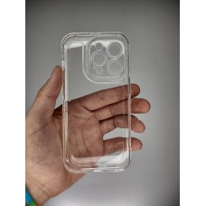 Чехол силиконовый Diamond Apple iPhone 14 Pro (Прозрачный)