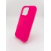 Силіконовий оригінальний круглий чохол Apple iPhone 16 Pro (31) Рожевий Барбі