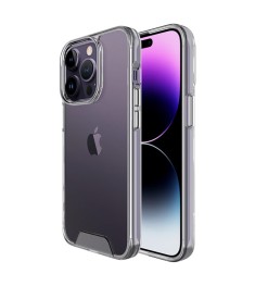 Силіконовий кейс Space Case Premium для Apple iPhone 14 Pro (Прозорий)