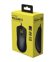 Миша дротова Hator Pulsar 3 (HTM-610) (Чорна)