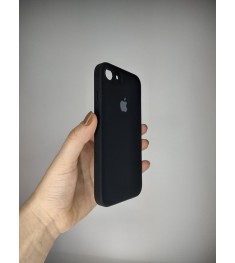 Силікон Original Square RoundCam Case Apple iPhone 7 / 8 / SE (07) Black