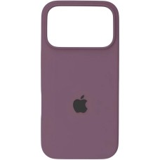 Силіконовий оригінальний круглий чохол для Apple iPhone 17 Pro (28) Brinjal