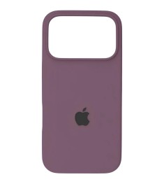 Силіконовий оригінальний круглий чохол для Apple iPhone 17 Pro (28) Brinjal