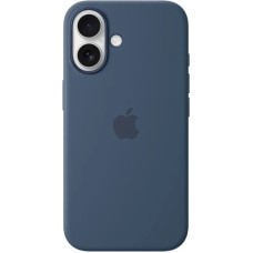 Чохол Silicone Case with MagSafe для Apple iPhone 16 (Denim) (Оригінал)