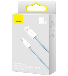 USB кабель Baseus Dynamic 100W (1м) (Type-C) (Синій) CALD000603