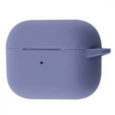 Чохол для навушників Full Silicone Case with Microfiber Apple AirPods 4 (34) Lavender Gray