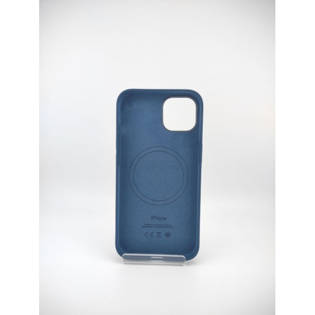 Чохол Silicone Case with MagSafe для Apple iPhone 13 (Abyss Blue)