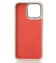 Чохол Beats Leather Textured MagSafe для Apple iPhone 15 Pro (Natural Titanium)