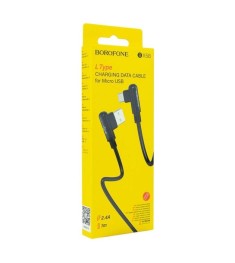 USB-кабель Borofone BX58 (MicroUSB) (Чёрный)