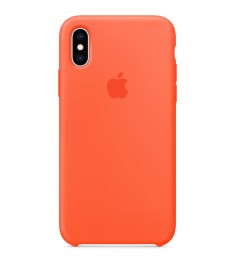 Чохол Silicone Case Apple iPhone X  /  XS (Nectraine)