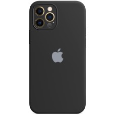 Силіконовий чохол Original RoundCam для Apple iPhone 12 Pro Max (07) Чорний Силіконовий чохол Original RoundCam для Apple iPhone 12 Pro Max (07) Чорний
