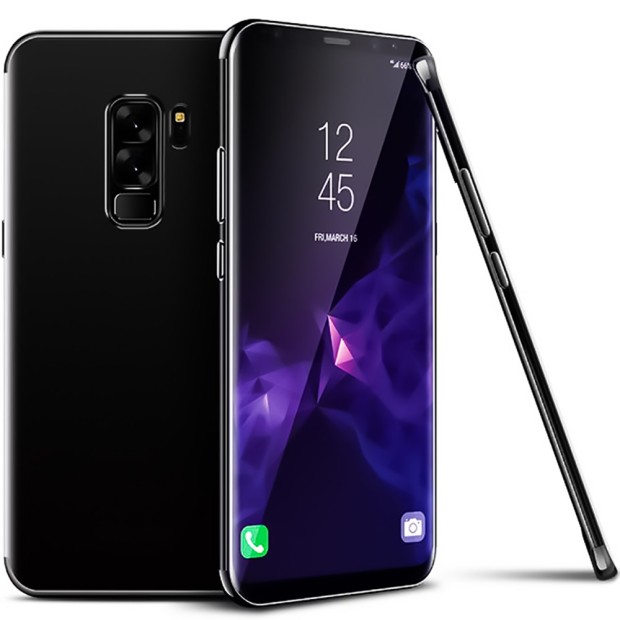 Силикон UMKU Line Samsung Galaxy S9 Plus (чёрный)