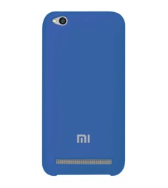 Силикон Original Case Logo Xiaomi Redmi 5a (Кобальт)