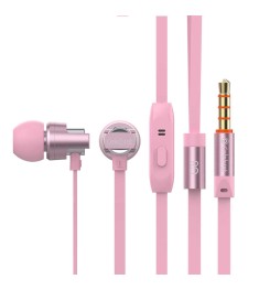 Wired in-ear headphones with microphone Celebrat C8 (Rose Gold)