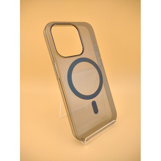 Чохол Clear Case Premium з MagSafe для Apple iPhone 15 Pro (чорний)