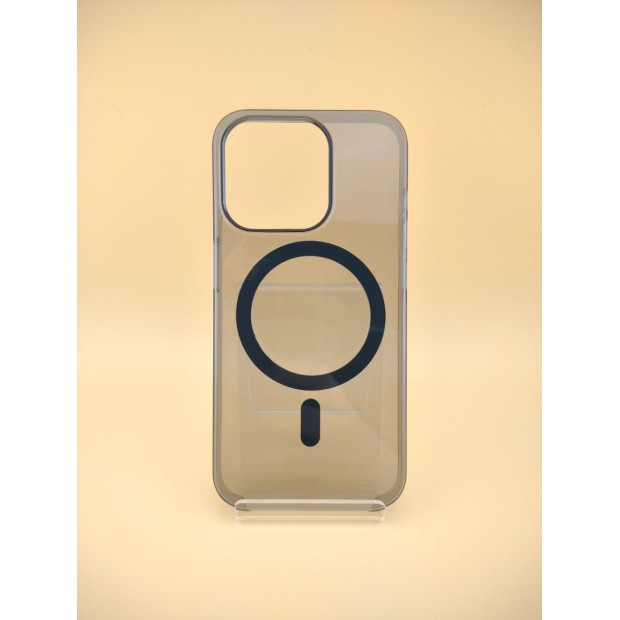 Чохол Clear Case Premium з MagSafe для Apple iPhone 15 Pro (чорний)