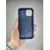 Оригінальний силіконовий чохол для Apple iPhone 15 (32) Deep Navy