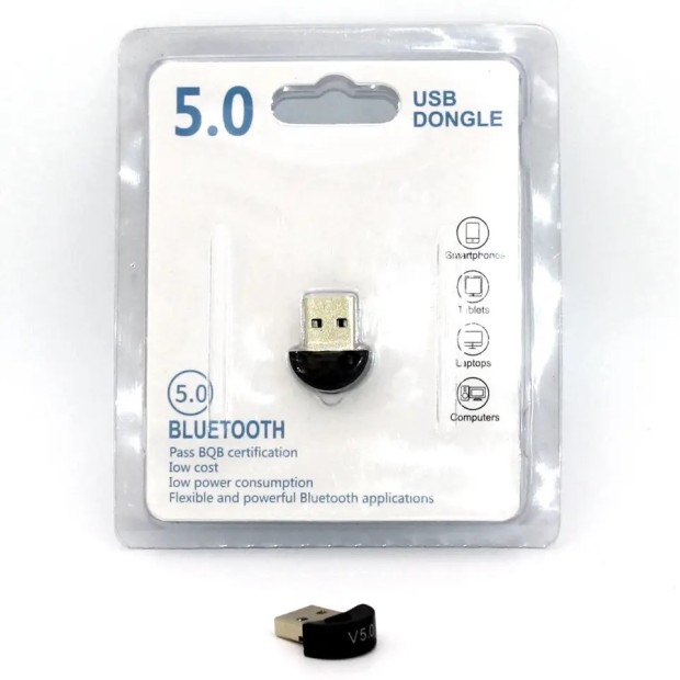 Адаптер Bluetooth BQB 5.0 (Чорний)