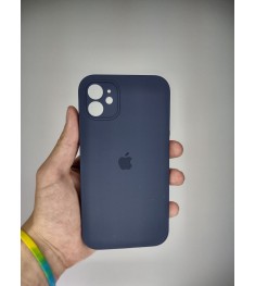Силіконовий чохол Original Square RoundCam для Apple iPhone 11 (09) Midnight Blu..
