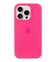 Силіконовий оригінальний круглий чохол для Apple iPhone 12 Pro Max (31) рожевий ..