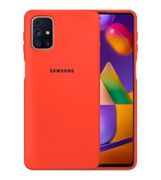 Силіконовий чохол Original 360 Case Logo для Samsung Galaxy M31S (2020) (Вогняни..