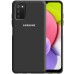 Силикон Original 360 Case Logo Samsung Galaxy A03S (Чёрный)