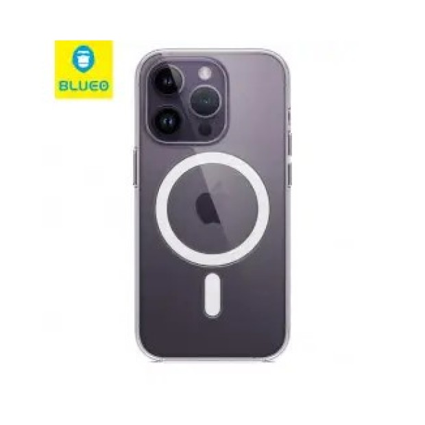 Накладка Blueo Crystal Pro Drop Resistance MagSafe для Apple iPhone 14 Pro (Прозора)