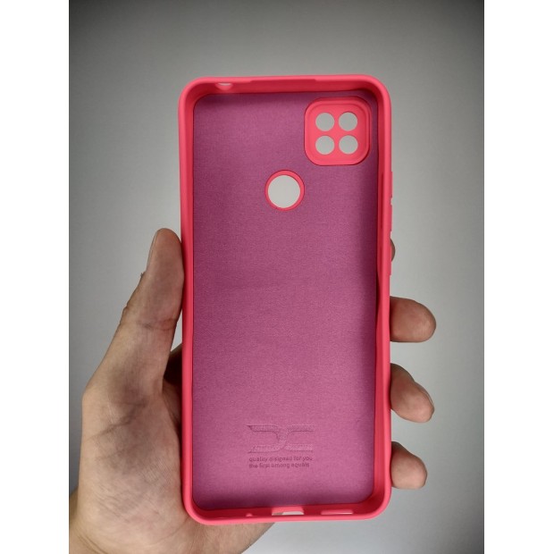 Силіконовий чохол Original Xiaomi Redmi 9C (з захистом камери) (Фламінго)