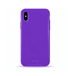 Силикон Pump Acid Apple iPhone X / XS (фиолетовый)