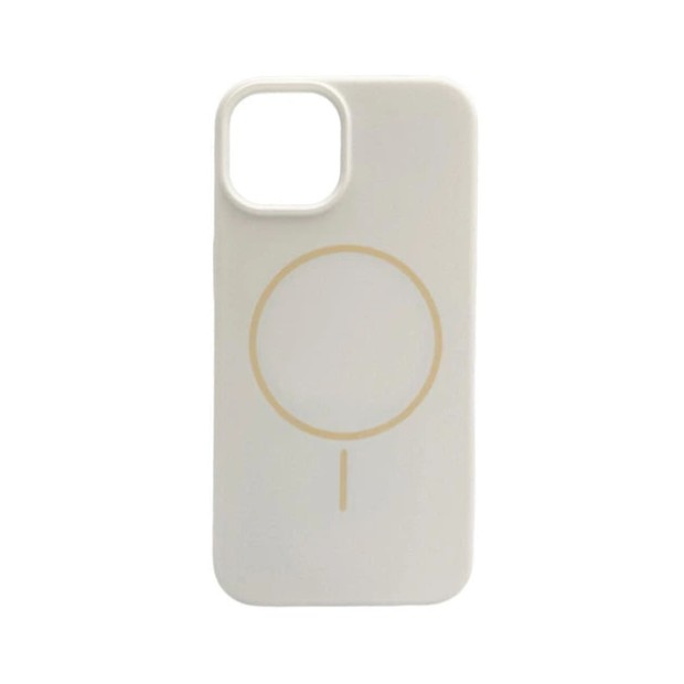 Силикон Original Round Case with MagSafe Apple iPhone 13 / 14 (17) Antique White