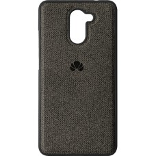Силіконовий чохол Textile для Huawei Y7 Prime (2017) (чорний)