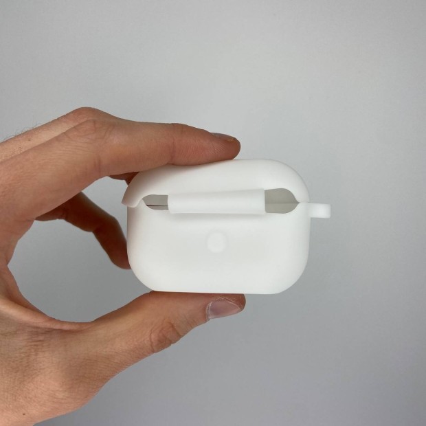 Чохол для навушників Full Silicone Case Apple AirPods Pro 2 (06) White