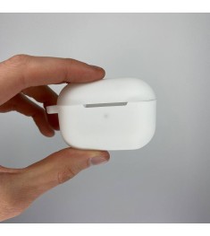 Чохол для навушників Full Silicone Case Apple AirPods Pro 2 (06) White