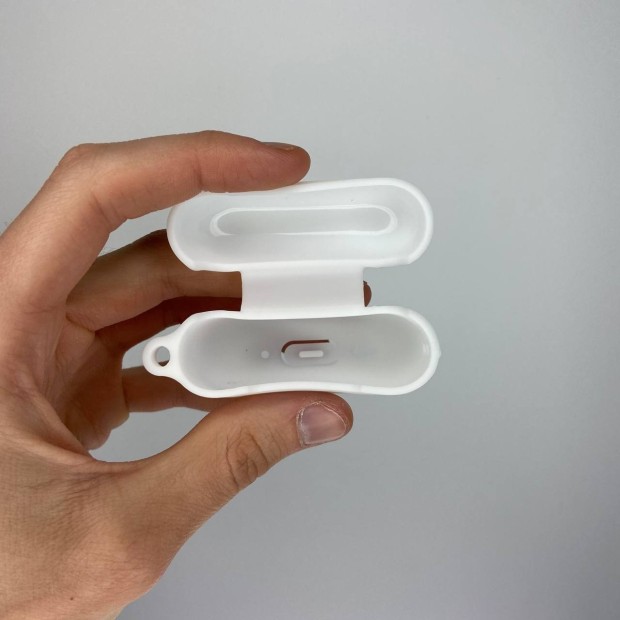 Чохол для навушників Full Silicone Case Apple AirPods Pro 2 (06) White
