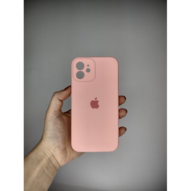 Силикон Original RoundCam Case Apple iPhone 12 (14) Pink