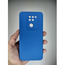 Силикон Original Xiaomi Redmi Note 9 / Redmi 10X (ShutCam) (Синий)