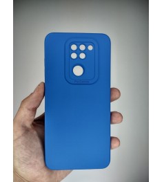 Силикон Original Xiaomi Redmi Note 9 / Redmi 10X (ShutCam) (Синий)
