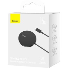 Беспроводное зарядное устройство Baseus Simple Mini3 Magnetic CCJJ040001 15W (Black)