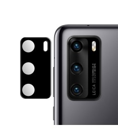 Защитное стекло на камеру 3D Huawei P40 Black