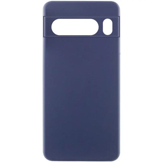 Силикон Original Case Google Pixel 8 Pro (ShutCam) (Тёмно-синий)