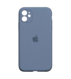 Силіконовий чохол Original RoundCam для Apple iPhone 11 (34) Лавандовий сірий