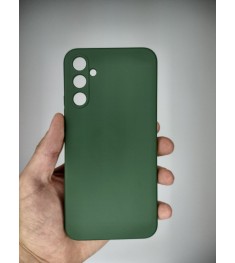 Силикон Original Samsung Galaxy A34 (ShutCam) (Тёмно-зеленый)