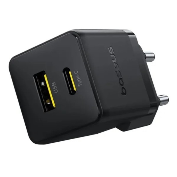 Baseus Palm 20W PD Charger (1 Type-C / 1 USB) (Black) P10111608113-00